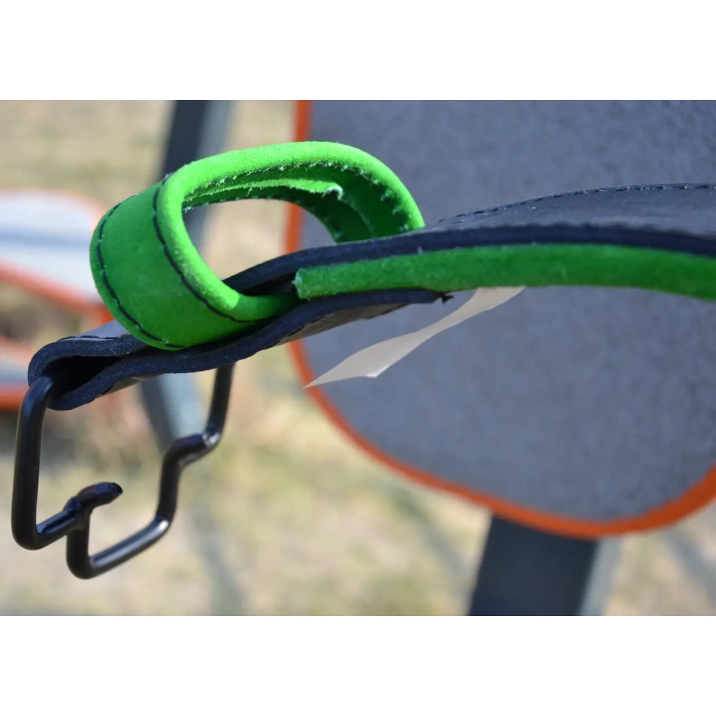 Атлетичний пояс MadMax MFB-302 Quick Release Belt шкіряний Black/Green XL (MFB-302_XL) - изображение 10