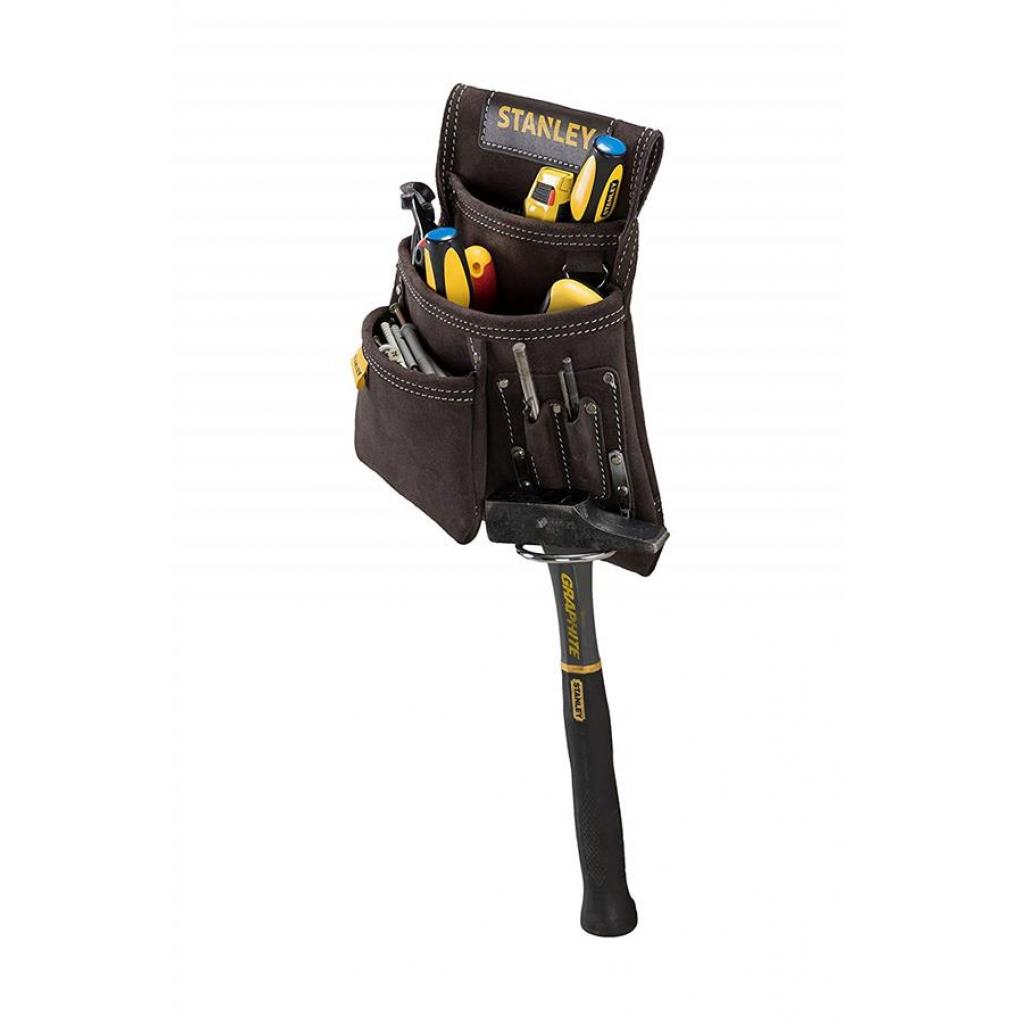 Сумка для інструмента Stanley теслярська на пояс нейлон 28х9х25 см (STST1-80114) - зображення 1