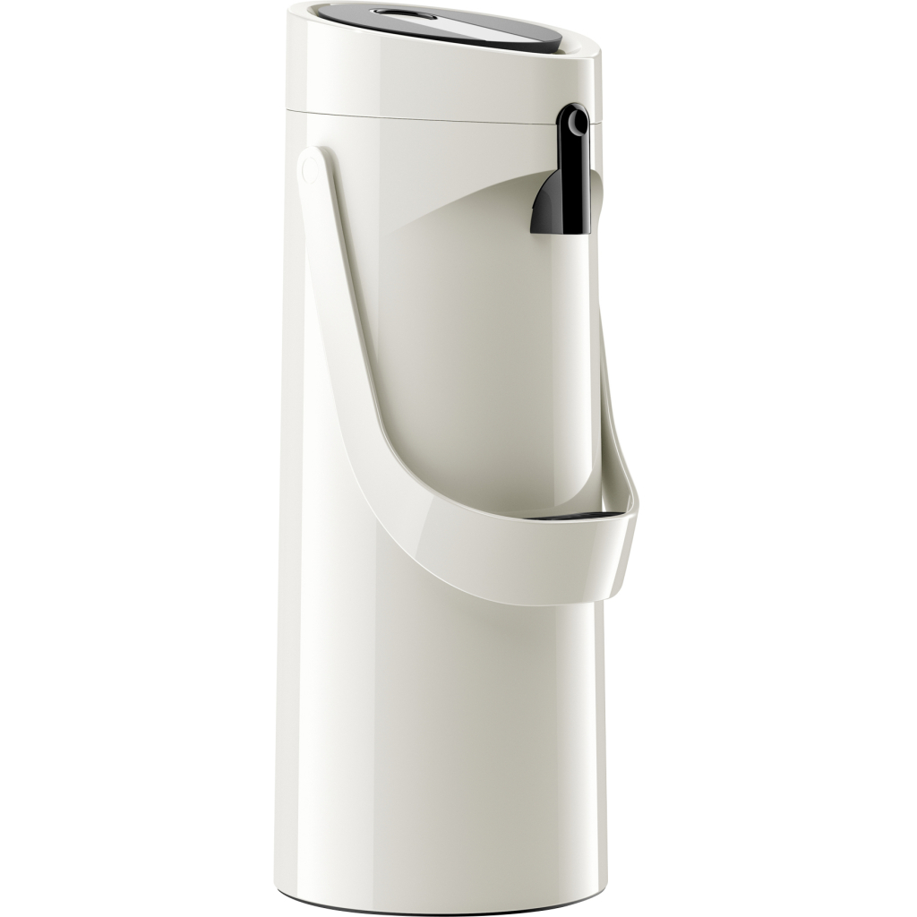 Термос Tefal Ponza Pump, 1.9л, пластик, скло, білий (K3140214) - зображення 1