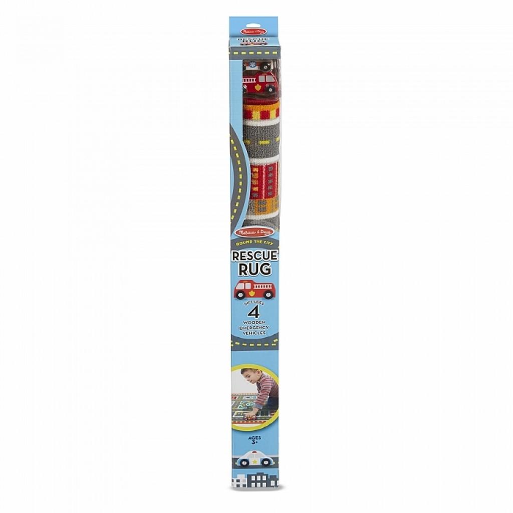 Дитячий килимок Melissa&Doug Рятувальні автомобілі з машинками (MD19406) - зображення 7
