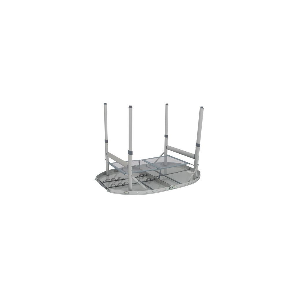 Туристичний стіл Bo-Camp Premium Oval 100x70 cm Grey (1404424) (DAS303284) - зображення 8