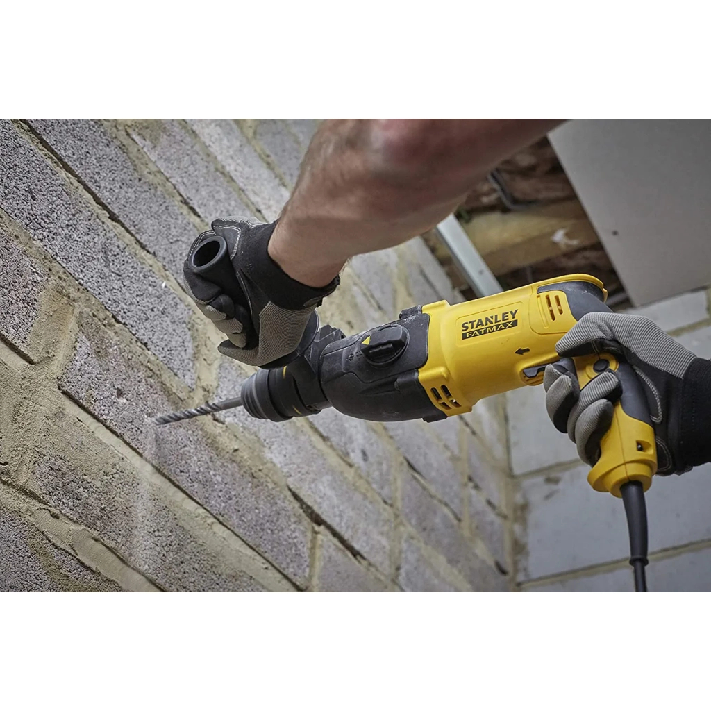 Перфоратор Stanley SDS-Plus, 800 Вт, 2.4 Дж, 3 режима, кейс (SFMEH210K) - зображення 4