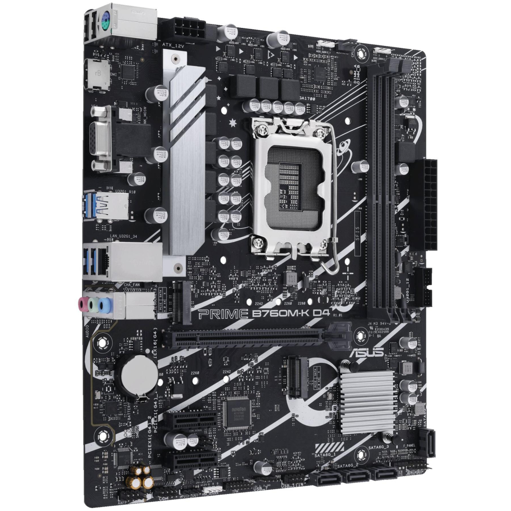 Материнська плата ASUS PRIME B760M-K D4 - зображення 1