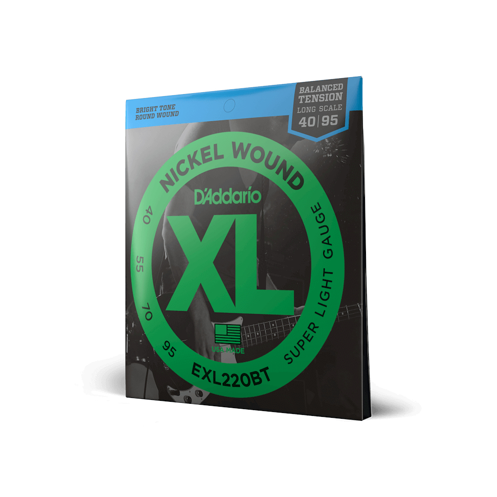 Струни для гітари D'Addario XL Nickel Wound Balanced Tension Super Light (40-95) (EXL220BT) - зображення 3