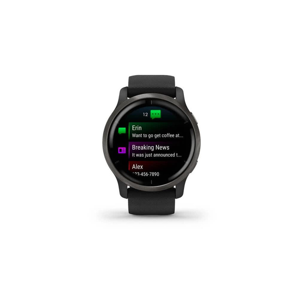 Смарт-годинник Garmin Venu 2, Black + Slate, GPS (010-02430-11) - зображення 4