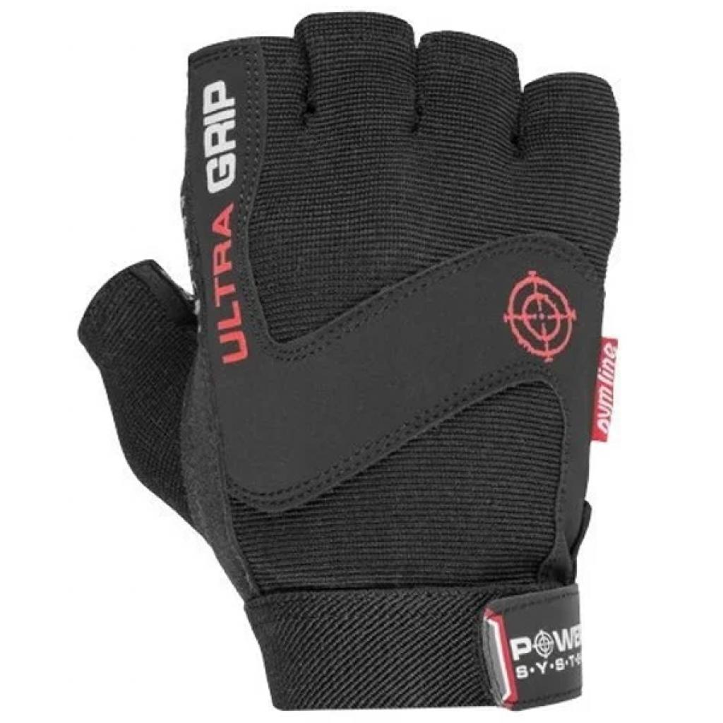Рукавички для фітнесу Power System Ultra Grip PS-2400 Black M (PS-2400_M_Black) - зображення 3
