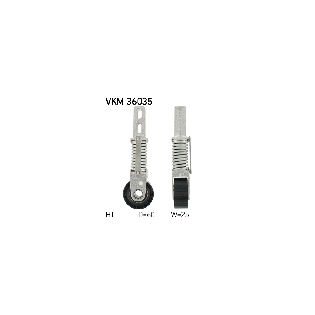 Натягувач ременя з роликом SKF VKM 36035 - зображення 1