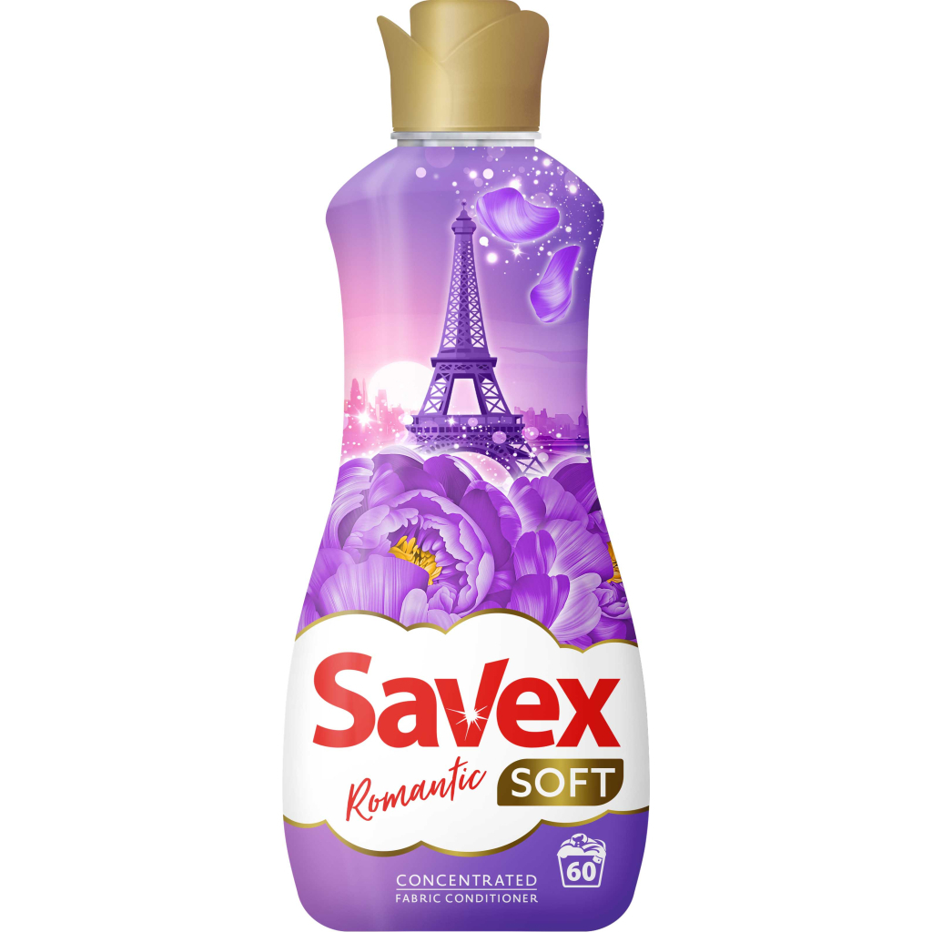 Кондиціонер для білизни Savex Soft Romantic 1.5 л (3800024048975) - зображення 1