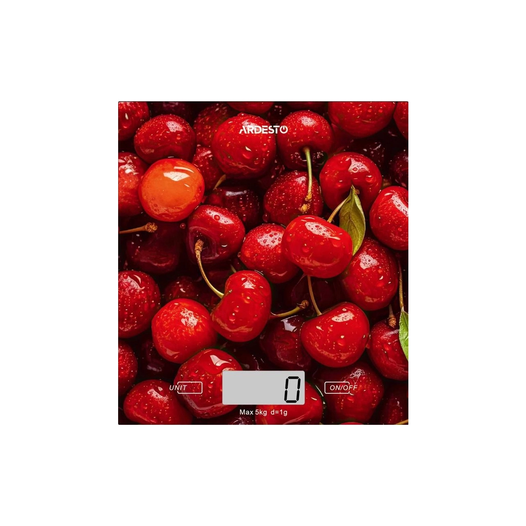 Ваги кухонні Ardesto SCK-893CHERRY - зображення 1