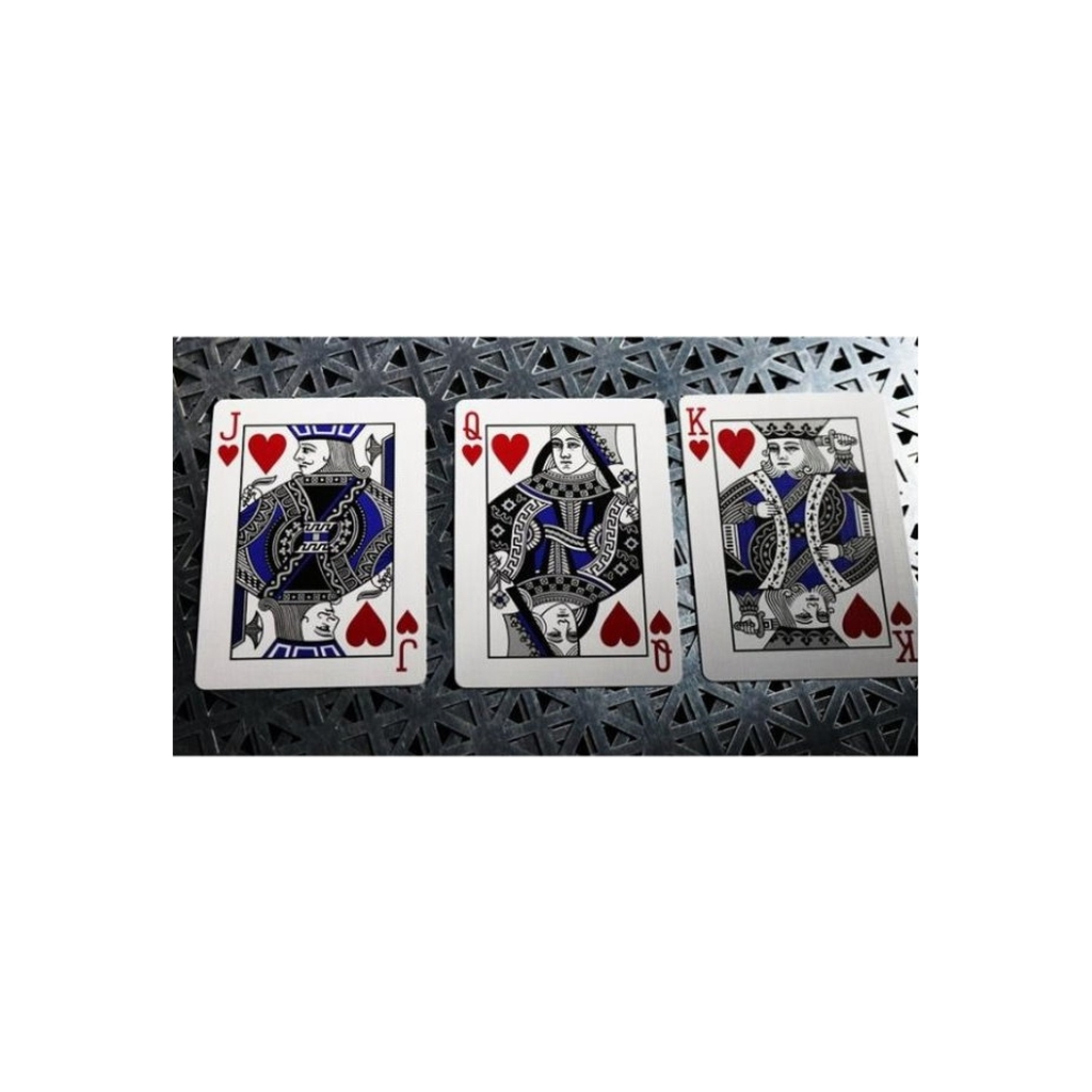 Гральні карти Bicycle Foil Back Cobalt (blue) (02441) - зображення 4