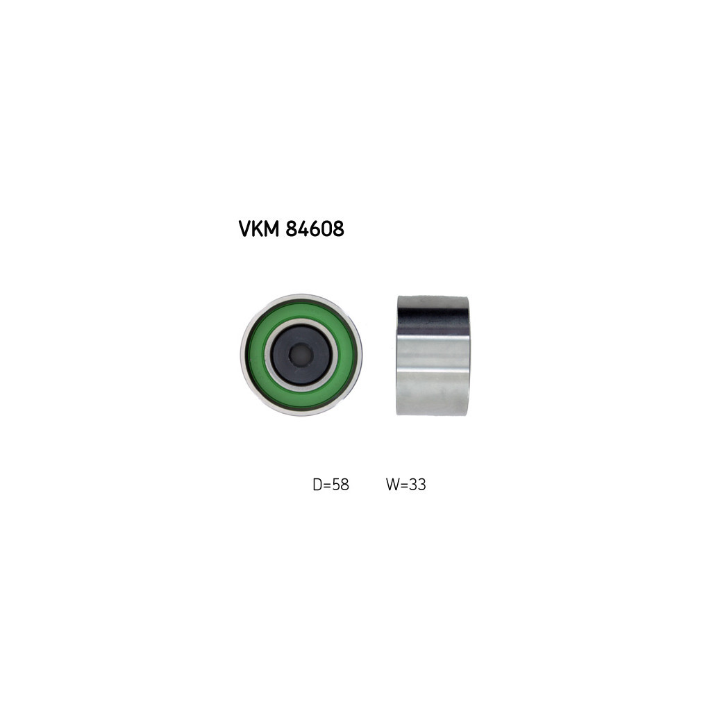 Ролик натягувача ременя SKF VKM 84608 - зображення 1