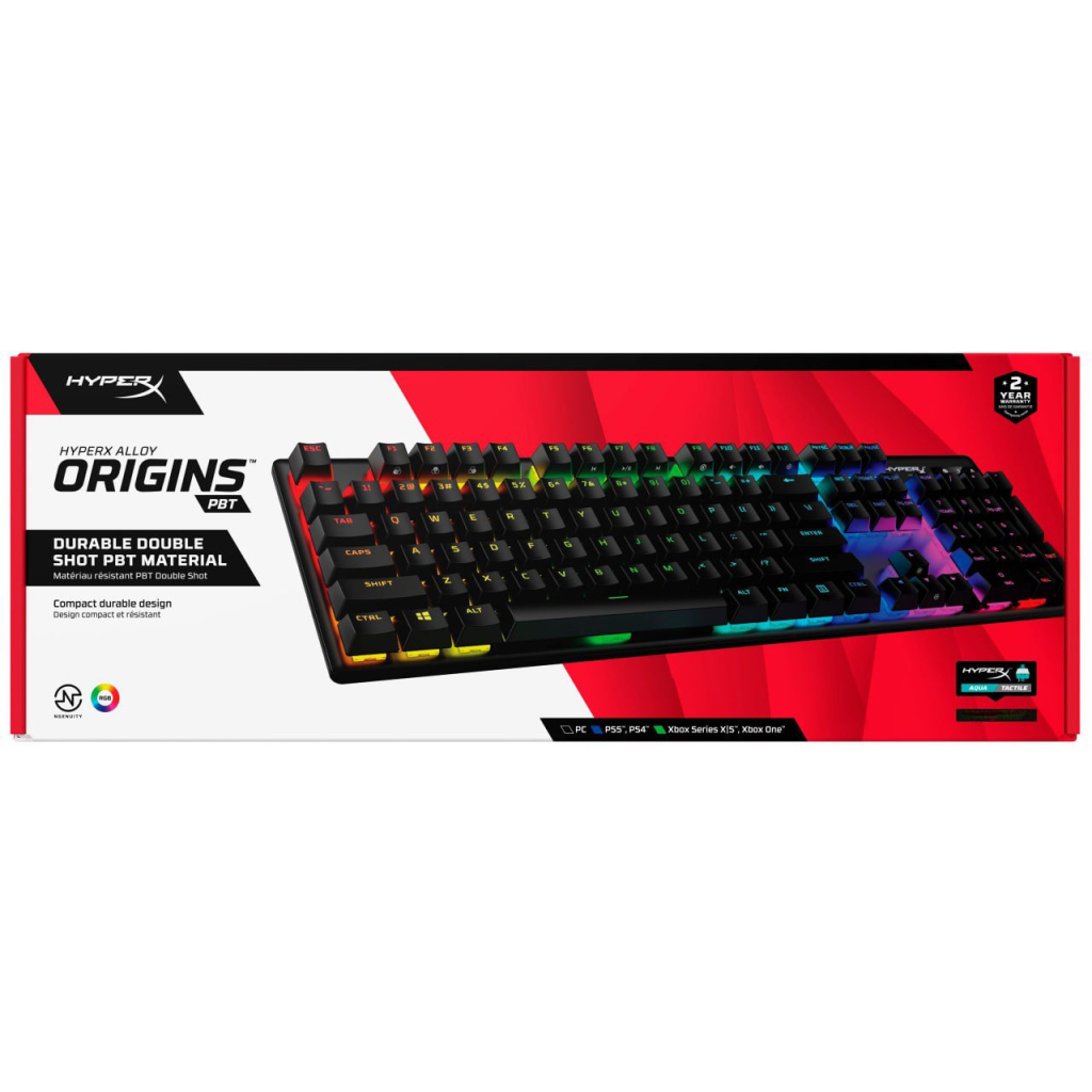 Клавіатура HyperX Alloy Origins PBT HX Aqua (639N5AA) - зображення 8