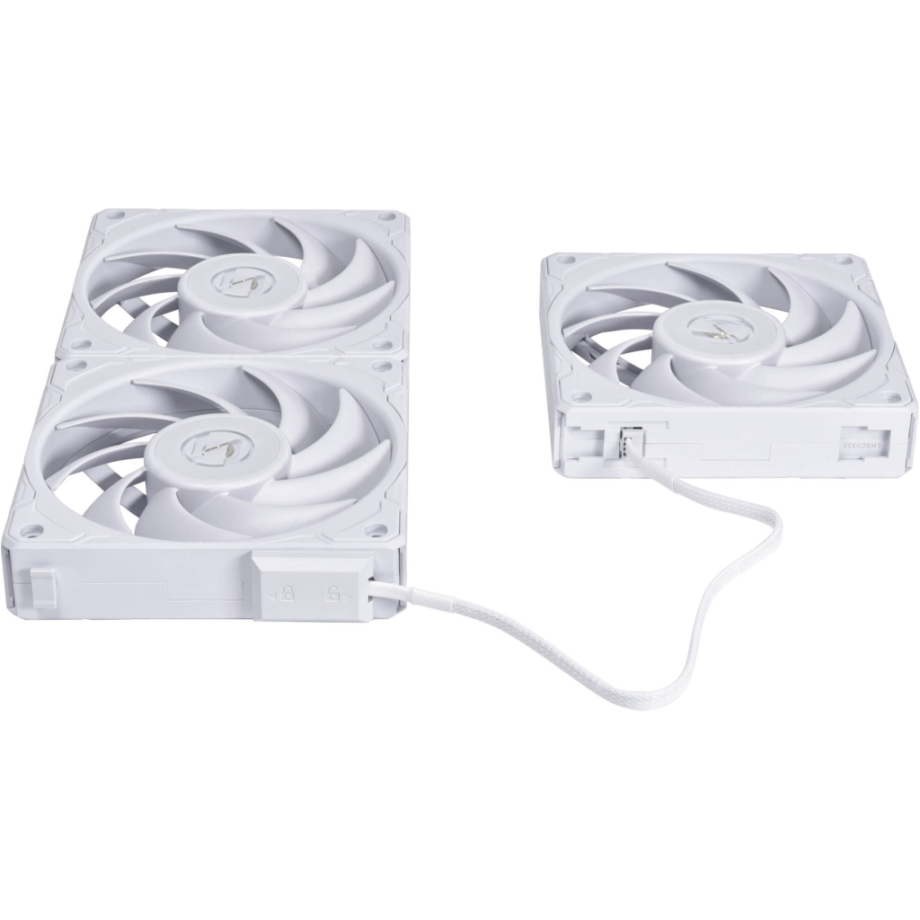 Кулер до корпусу Lian Li P28 Triple White (G99.12P283W.00) - зображення 5