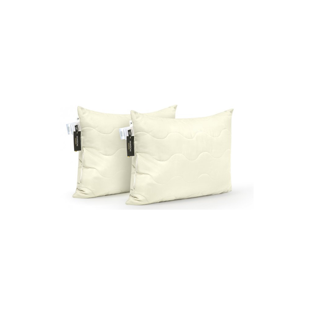 Подушка MirSon Набір бавовняних №1626 Eco Light Creamy середні (2200002652353) - зображення 1