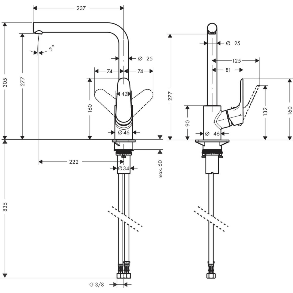 Змішувач Hansgrohe Focus (31817670) - зображення 2