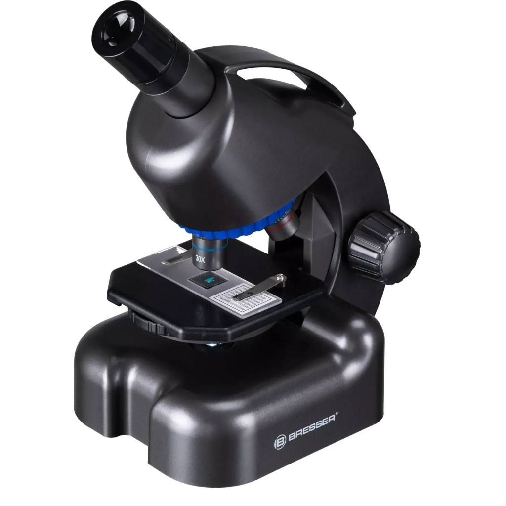 Мікроскоп Bresser Junior CM-04 100x-900x Black з набором для дослідів і адаптером для смартфона (14951) (931504) - изображение 1