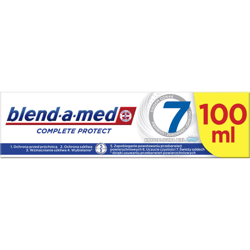 Зубна паста Blend-a-med Complete Protect 7 Кришталева білизна 100 мл (8001090716279) - зображення 2