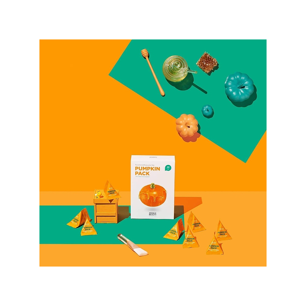 Маска для обличчя SKIN1004 Zombie Beauty Pumpkin Pack Поживна з гарбузом та прополісом 16 х 4 г (8809576260885) - зображення 4