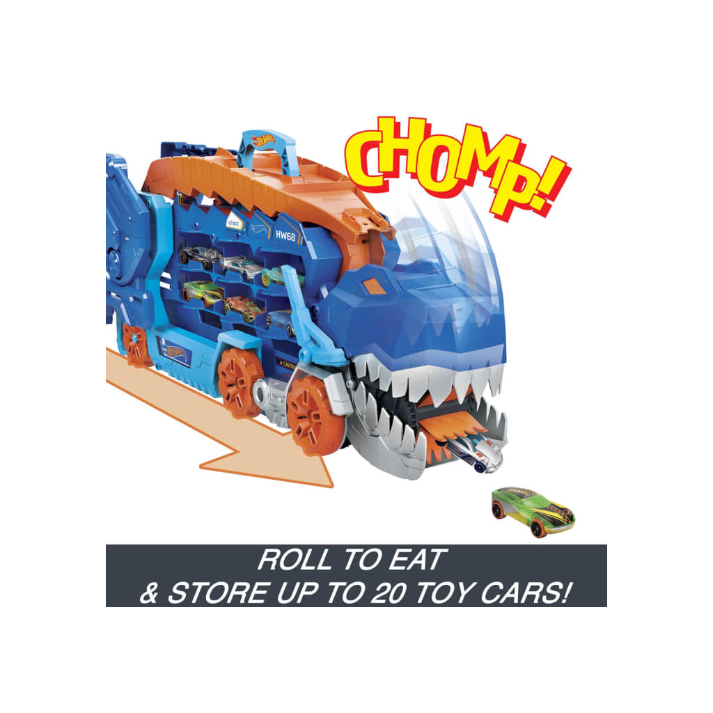 Автотрек Hot Wheels Мега-транспортер Неймовірний Ті-Рекс (HNG50) - зображення 4