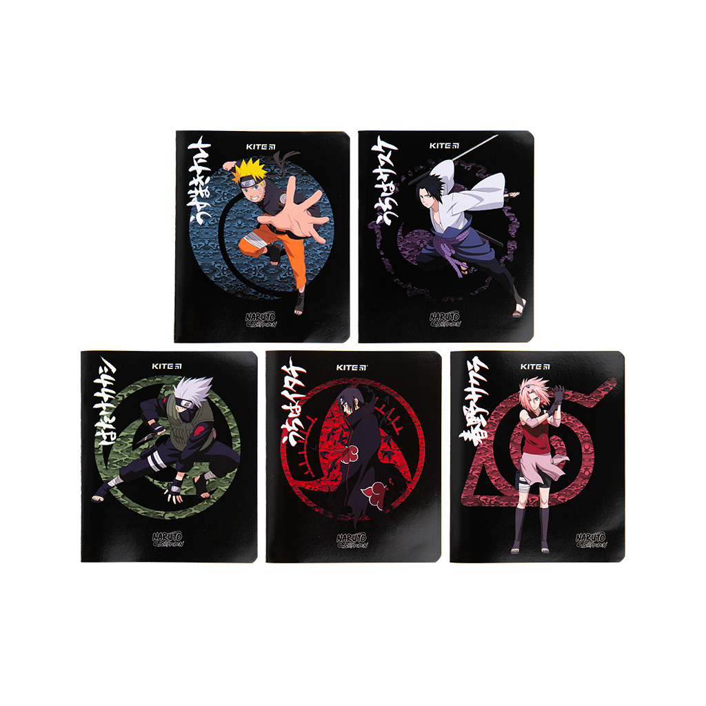 Зошит Kite Naruto 48 аркушів, клітинка (NR23-259) - зображення 1