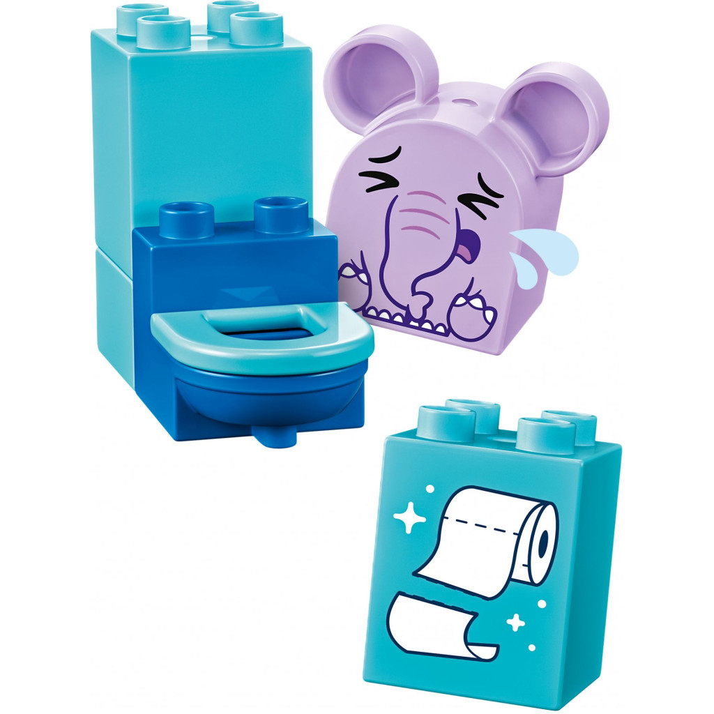 Конструктор LEGO DUPLO My First Повсякденні процедури: Час приймати ванну 15 деталей (10413) - зображення 3
