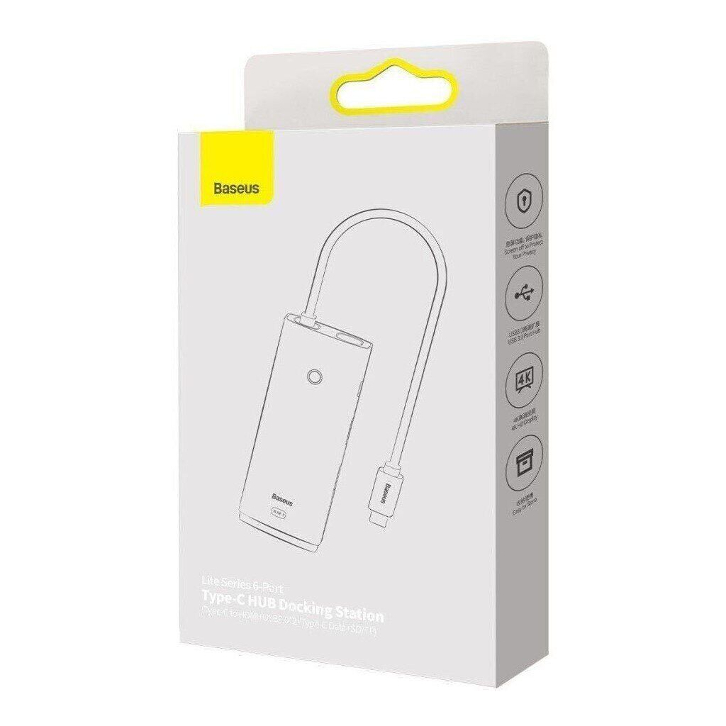 Перехідник Baseus USB to 1xRJ45 100Mbps black (WKQX000001) - зображення 7