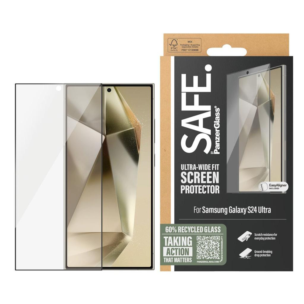 Скло захисне PANZERGLASS Samsung S 2024 Ultra Ultra-Wide Fit w. EasyAligner (PG_SAFE95668) - зображення 5