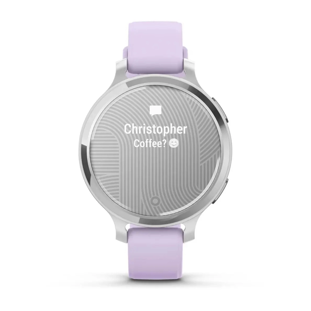 Смарт-годинник Garmin Lily 2 Active, Silver/Jasmine Purple, Silicone, (010-02891-01) - зображення 8