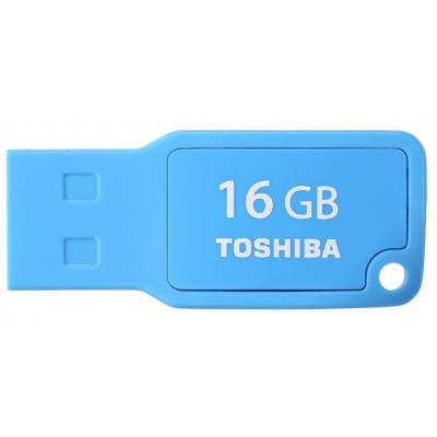 USB флеш накопичувач Toshiba 16GB Mikawa Cyan USB 2.0 (THN-U201C0160M4) - зображення 1