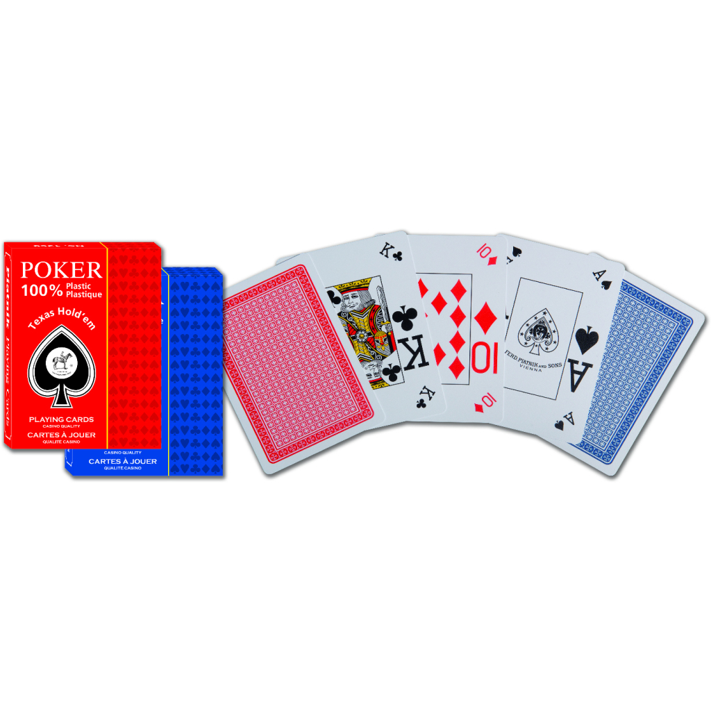 Гральні карти Piatnik Пластикові, 1 колода х 55 карт (PT-135811) - зображення 1