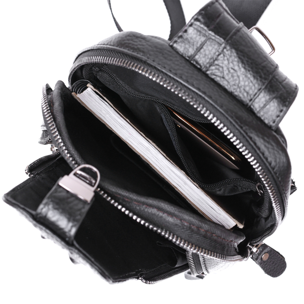 Сумка Vintage Через плече Чорна (20671) - зображення 7