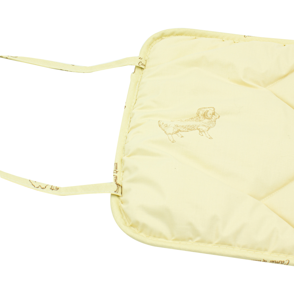 Подушка на стілець MirSon Бязь Gold Camel Line 40х40 см (2200006185840) - зображення 1