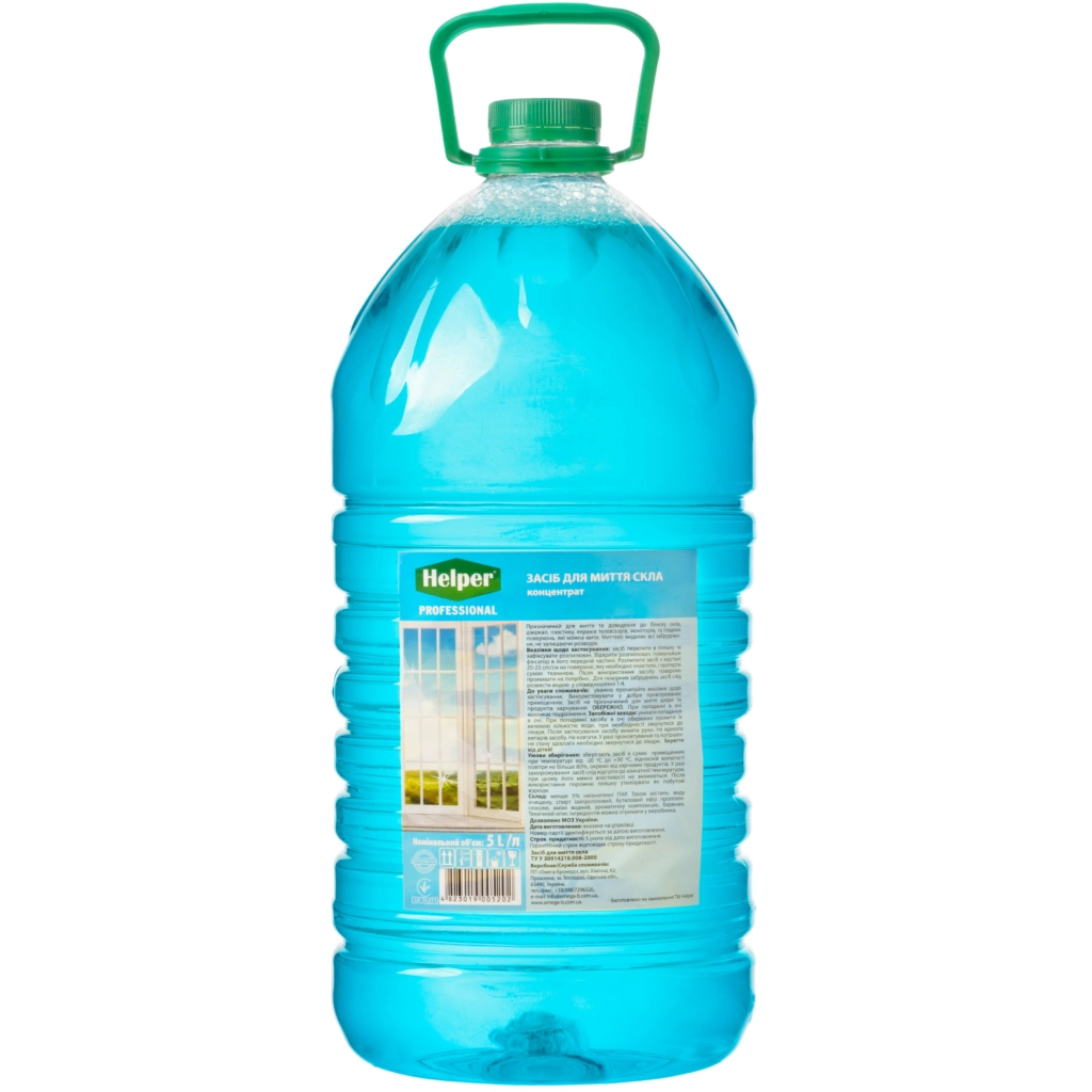Засіб для миття скла Helper Professional 5 л (4823019005202) - изображение 1