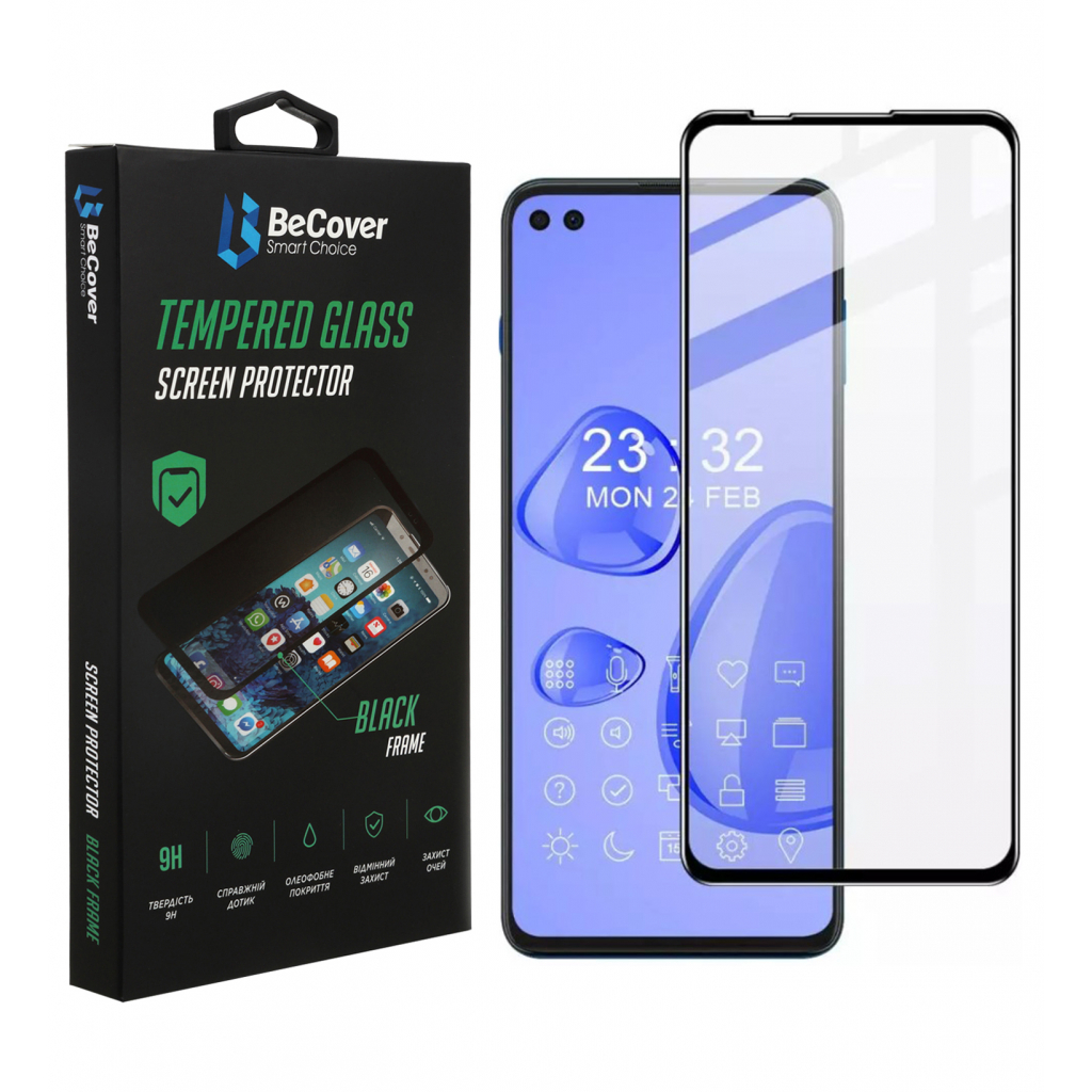 Скло захисне BeCover Motorola Moto G100 Black (706895) - зображення 1
