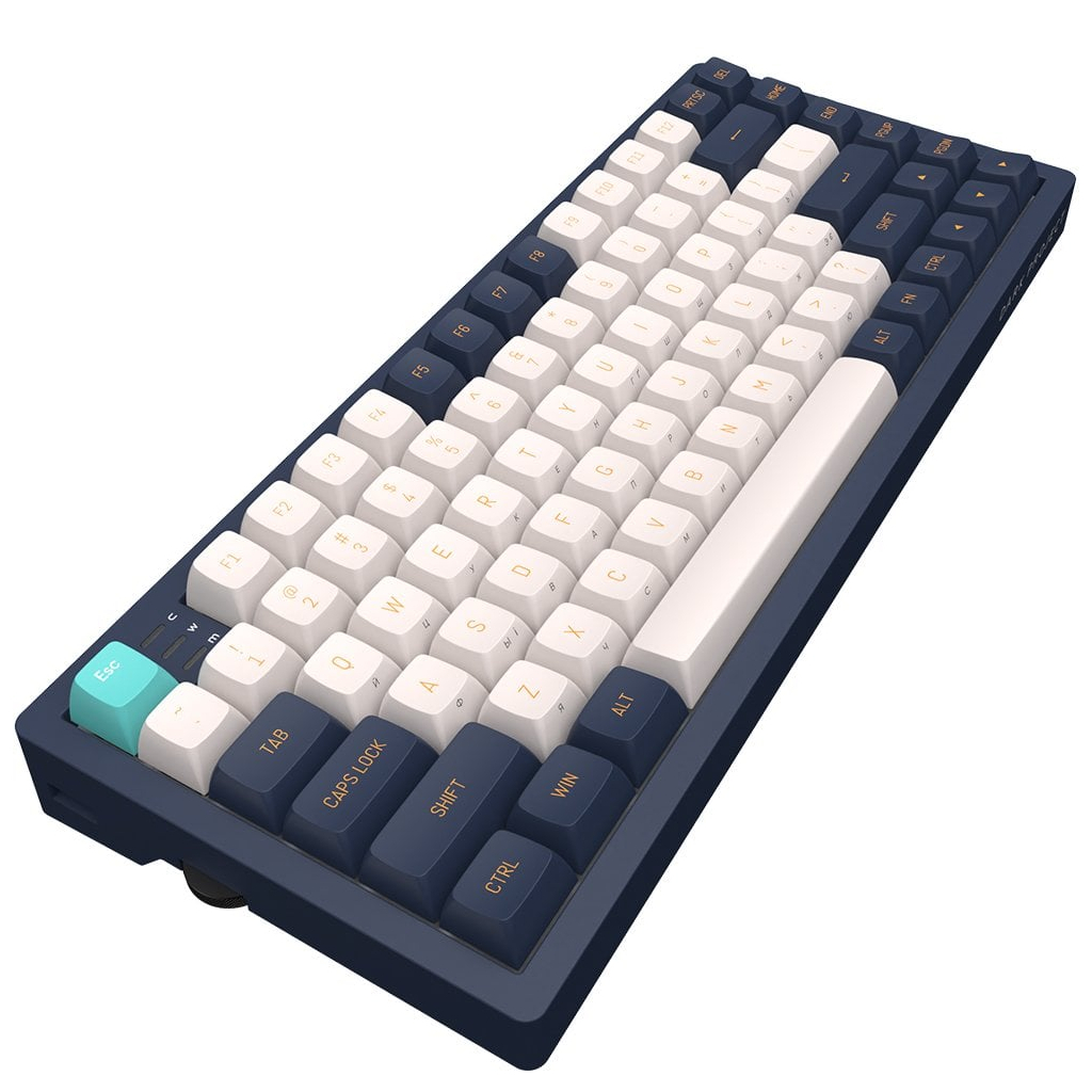 Клавіатура Dark Project KD83A PBT RGB Mech G3MS Sapphire USB Ivory/Navy (DPP83_GSH_NAVY_ANSI_UA) - зображення 4