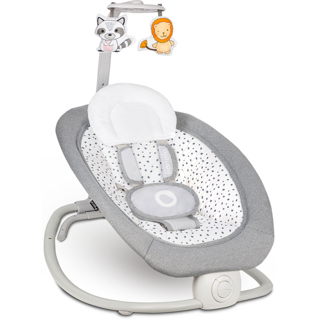 Крісло-гойдалка Lionelo Pascal Grey Dove (LO-PASCAL GREY DOVE) - зображення 2