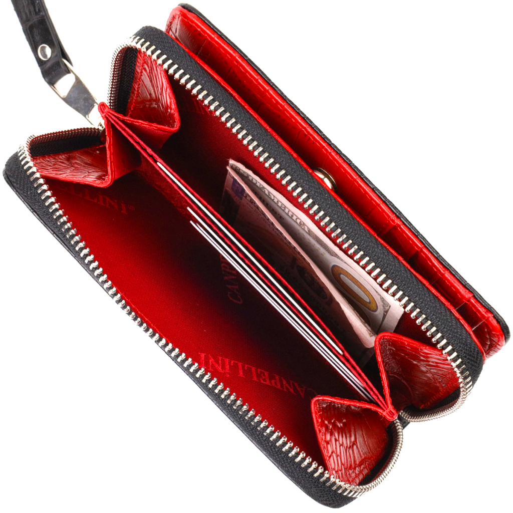 Портмоне Canpellini З натуральної шкіри Чорне (21911) - зображення 7