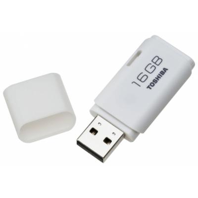USB флеш накопичувач Toshiba 16GB Hayabusa White USB 2.0 (THNU16HAYWHT(6)) - зображення 2