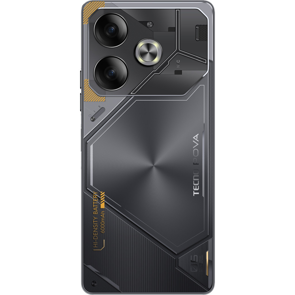 Мобільний телефон Tecno POVA 6 12/256GB Meteorite Grey (4894947019067) - зображення 3