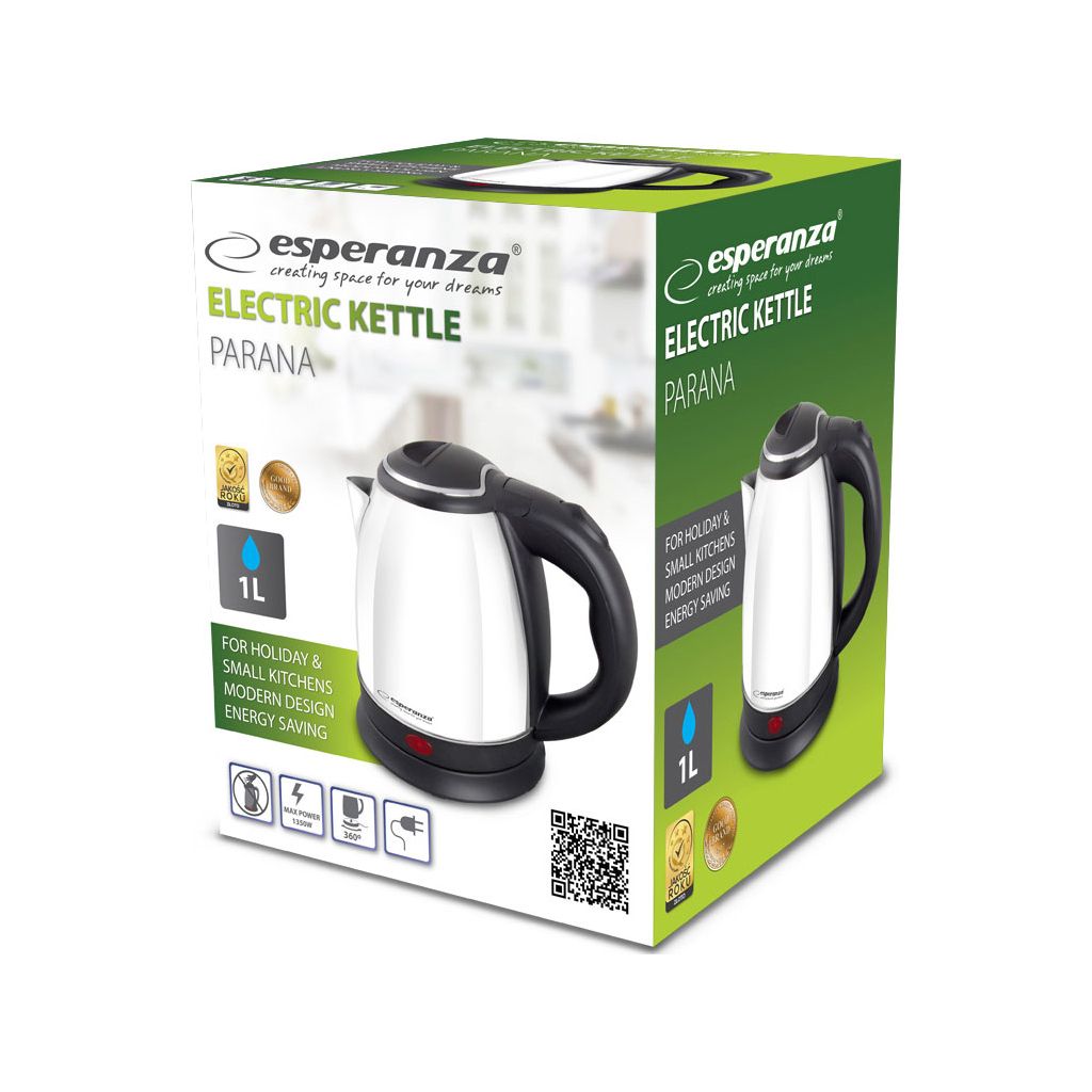 Електрочайник Esperanza EKK128W - зображення 2