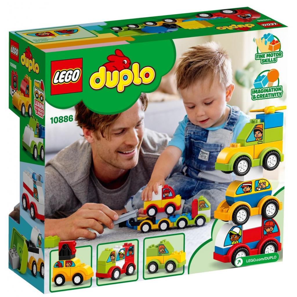 Конструктор LEGO DUPLO Мої перші машини 34 деталі (10886) - зображення 6