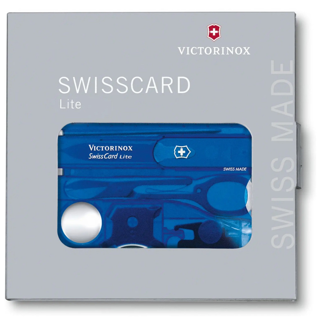 Мультитул Victorinox SwissCard Lite Transparent Blue (0.7322.T2) - зображення 8