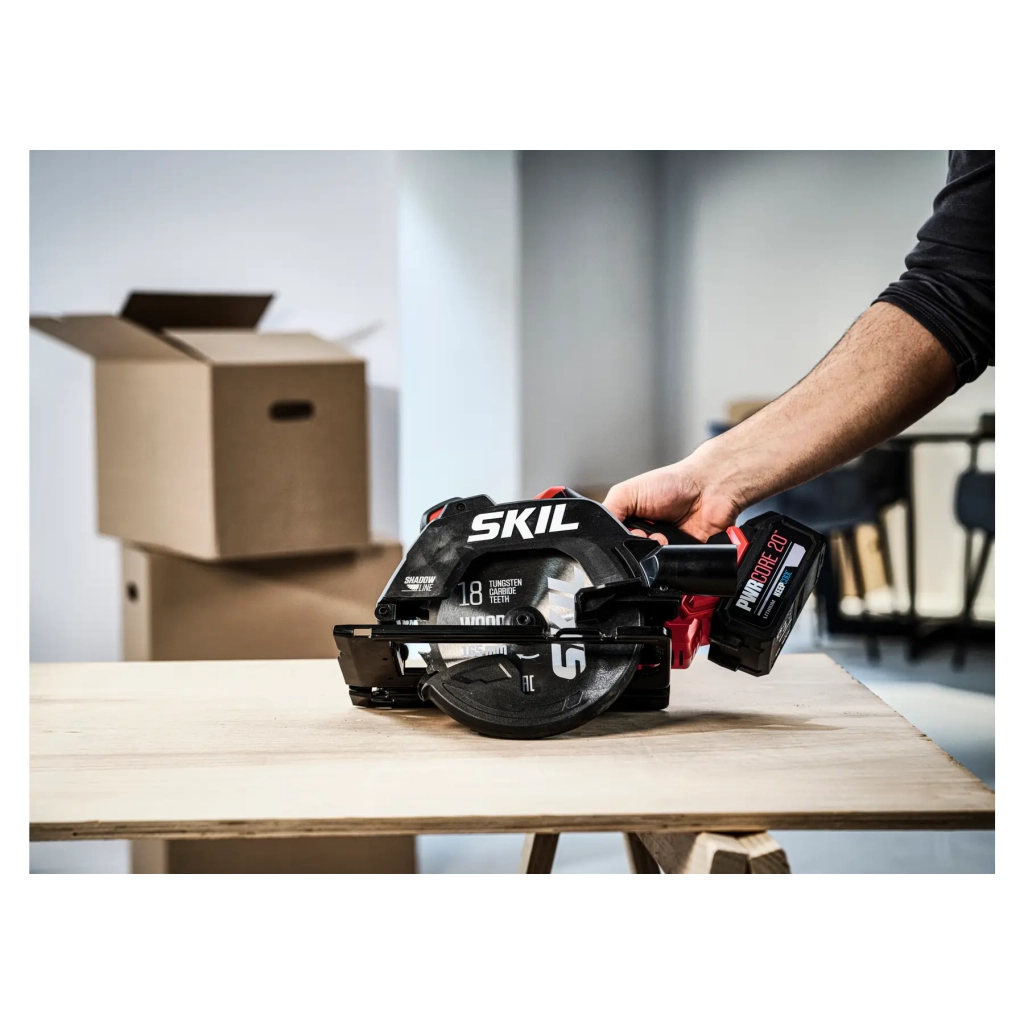 Дискова пила Skil акумуляторна безщіткова, 3551 AB , 4Ah, напрямні рейки (SW1E3551AB) - зображення 2
