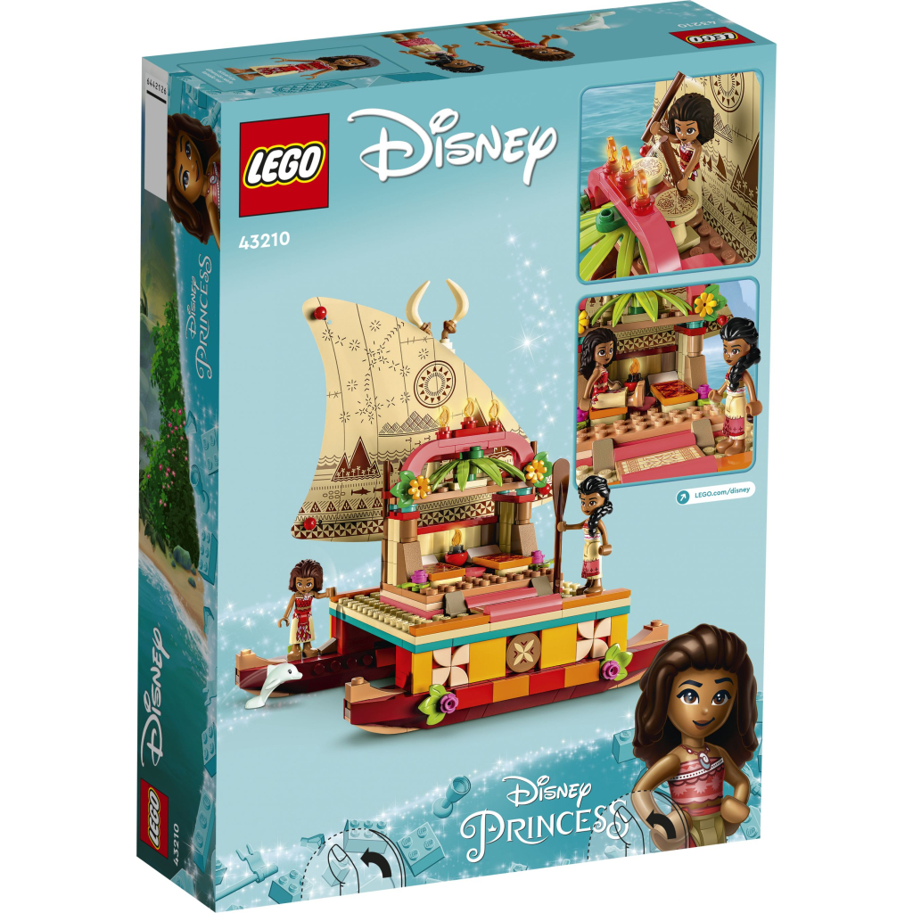 Конструктор LEGO Disney Princess Пошуковий човен Ваяни 321 деталь (43210) - зображення 6