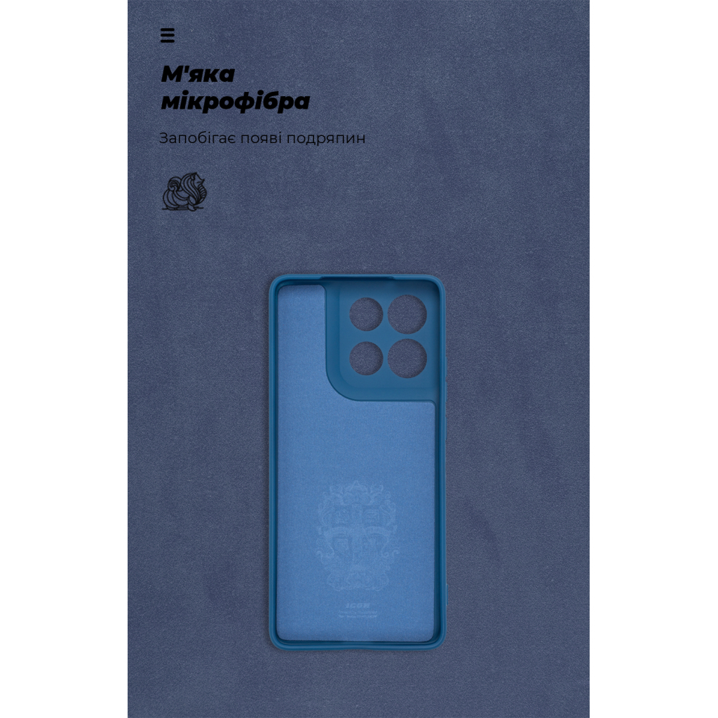 Чохол до мобільного телефона Armorstandart ICON Motorola G86 5G Dark Blue (ARM87033) - зображення 4