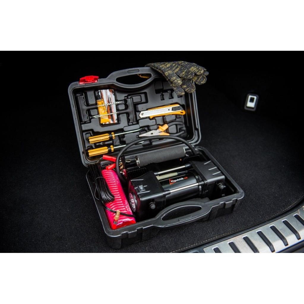 Автомобільний компресор Poputchik 85л/хв, 10 А (13-015-IS) - picture 7