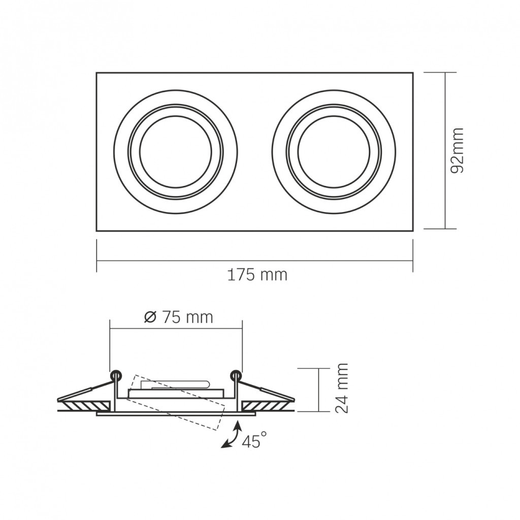Світильник точковий Videx VL-SPF23S-W - изображение 3
