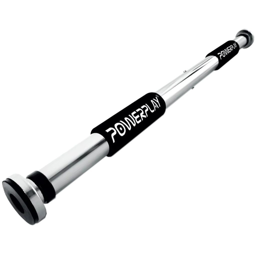 Турнік PowerPlay 4128 Pull Up Bar 60-90см Steel/Black розсувний (PP_4128) - зображення 1