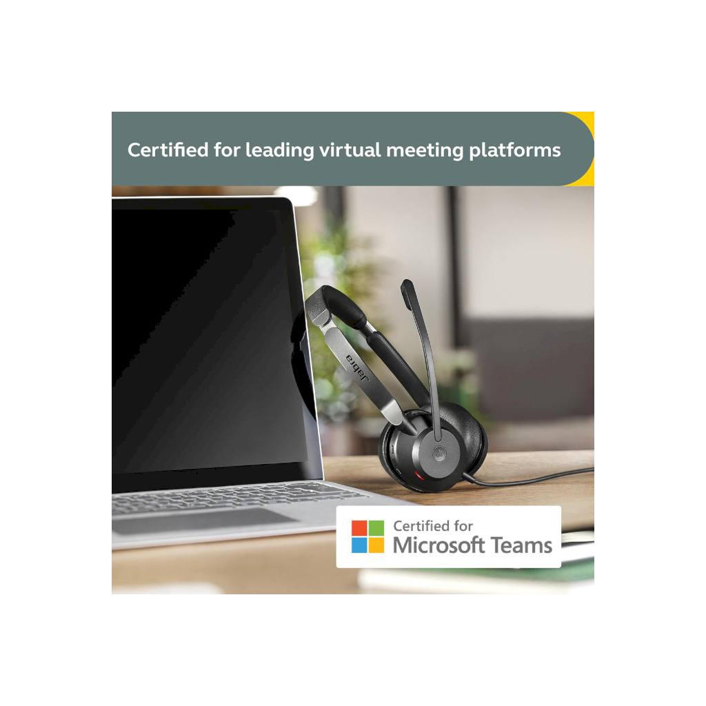 Навушники Jabra Evolve 2 30 SE MS USB-C/A Stereo (23189-999-779) - зображення 7