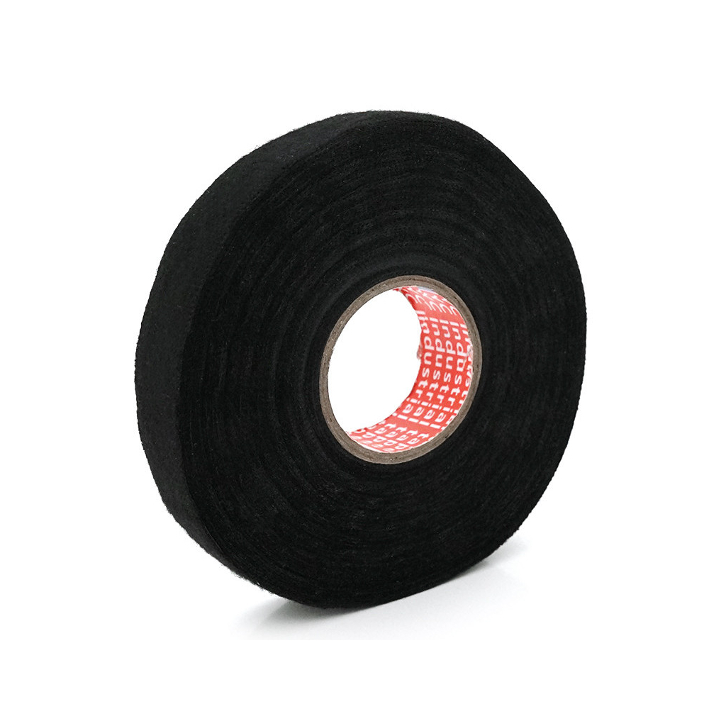 Ізоляційна стрічка Voltronic тканинна YC 51618 0,17мм * 19мм * 25м (чорна), від - 40 ° С до + 125 ° С (0,17мм*19мм*25м) - зображення 1